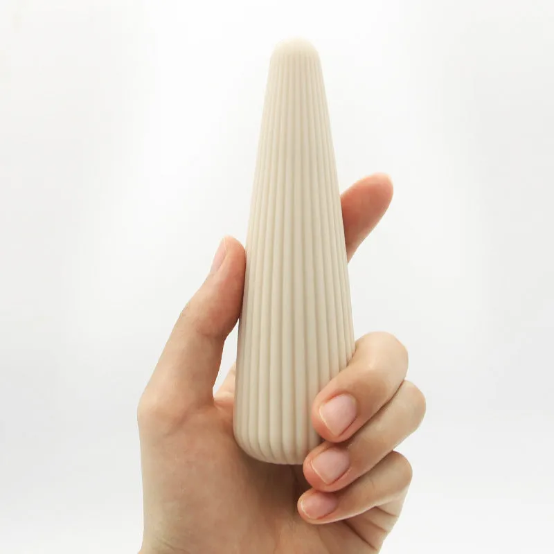 Silicone Vibrating Dildo Butt Plug - Ice Cream Anal Dildo Vibrator Sex Toys for Women Men