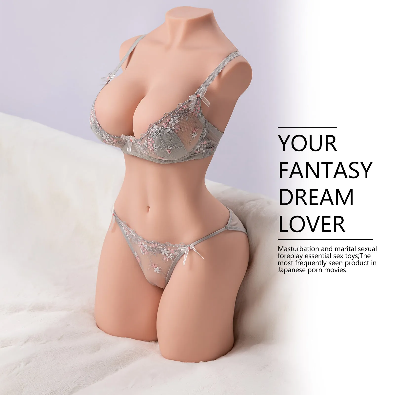 Stephanie(For EU Customers): 42.32lb Full Size Sex Doll Male Masturbator Torso