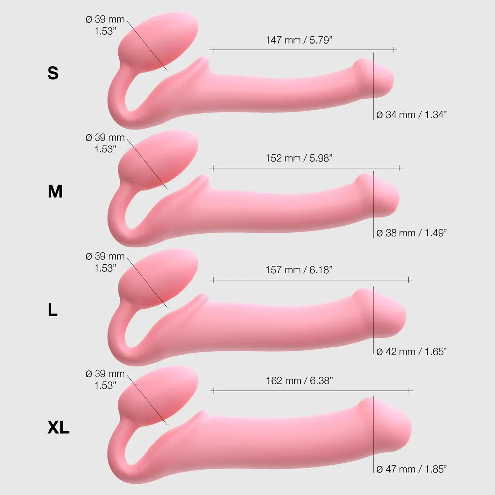 Strap-On-Me Semi-Realistic Bendable Strap-On M Pink