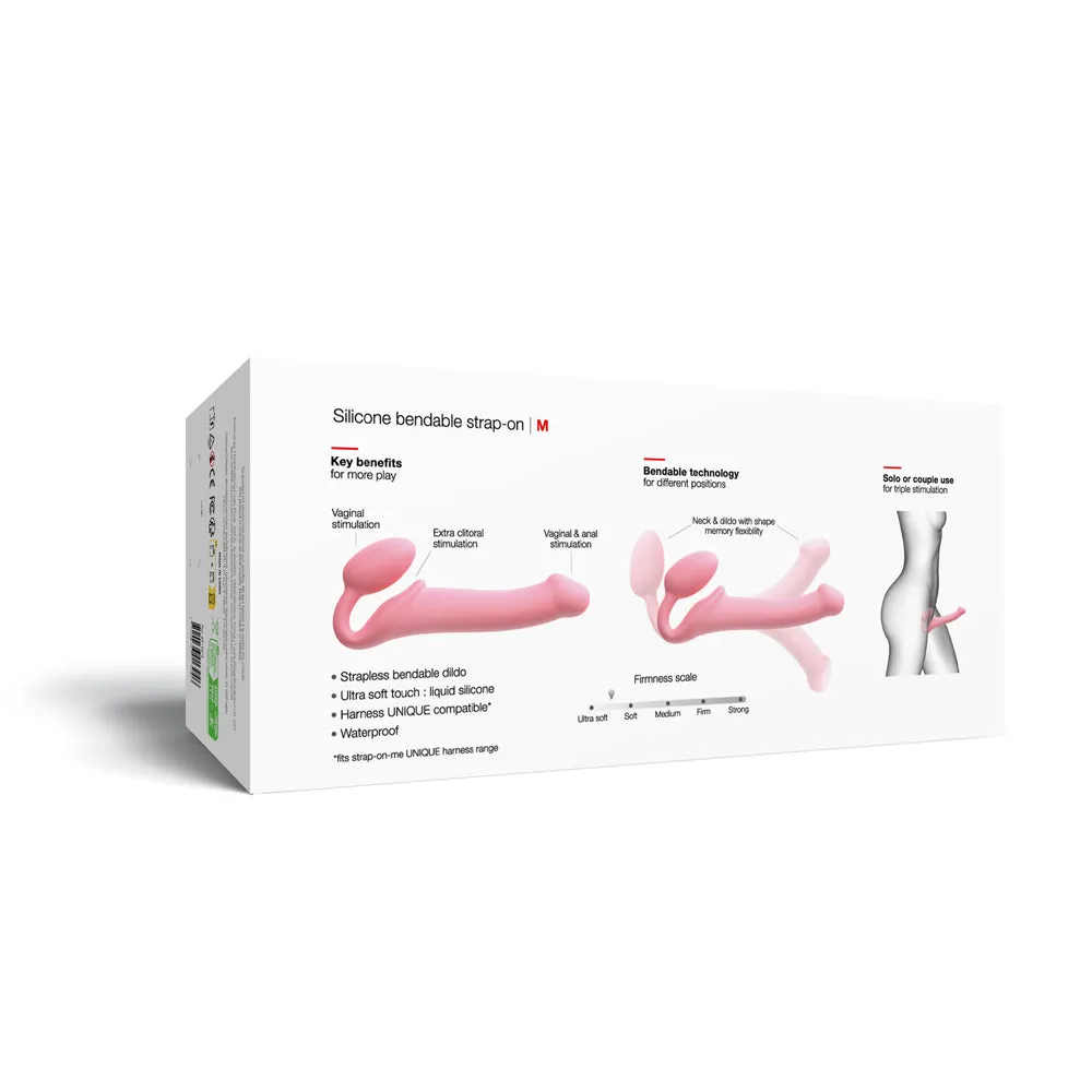 Strap-On-Me Semi-Realistic Bendable Strap-On M Pink