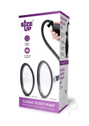 Su Classic Pussy Pump Two Chambers Blk