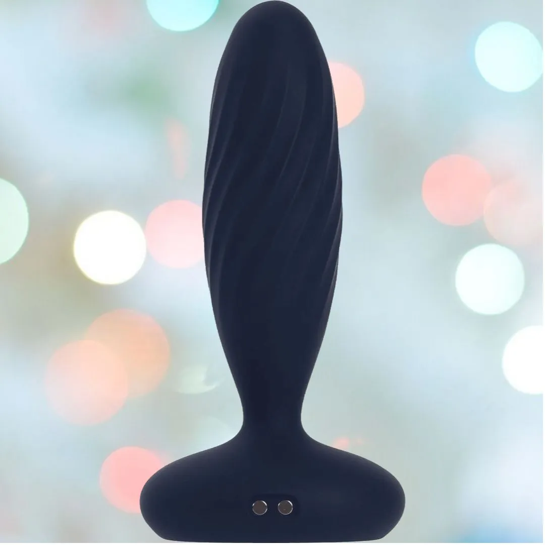 Svakom Jordan Vibrating Anal Stimulator - Navy Blue