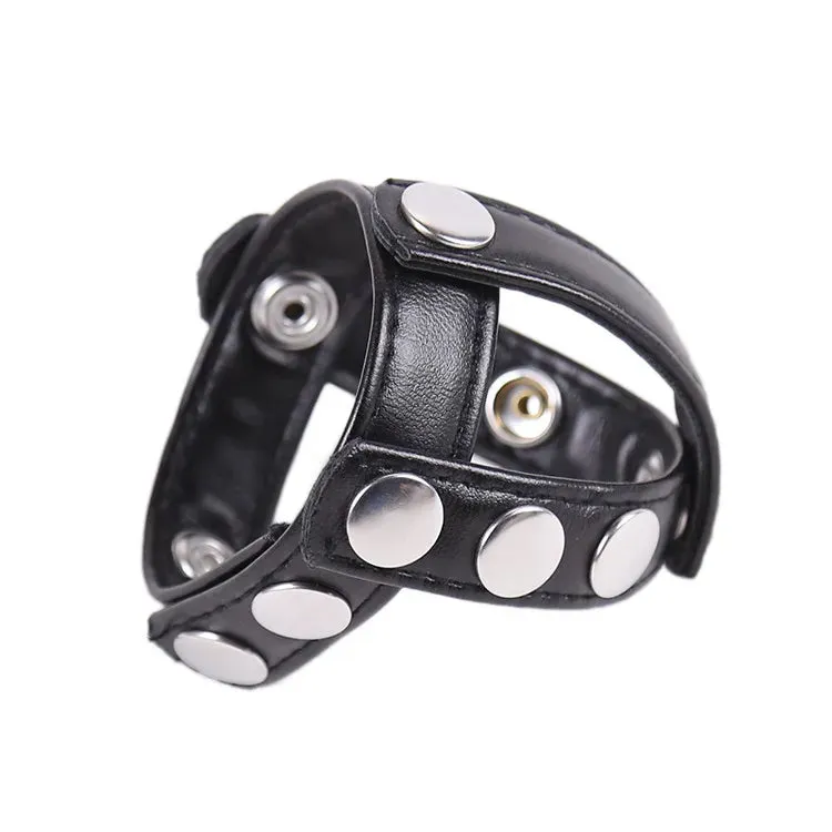T-Balls Ring | Adjustable | Leather | Cock Ring