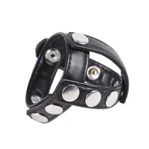 T-Balls Ring | Adjustable | Leather | Cock Ring