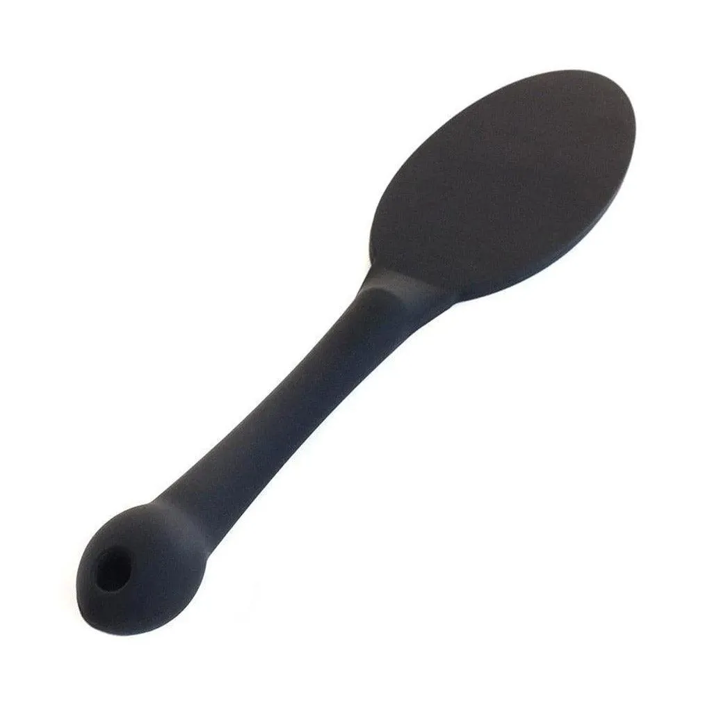 Tantus Gen Mini Silicone Paddle. Black