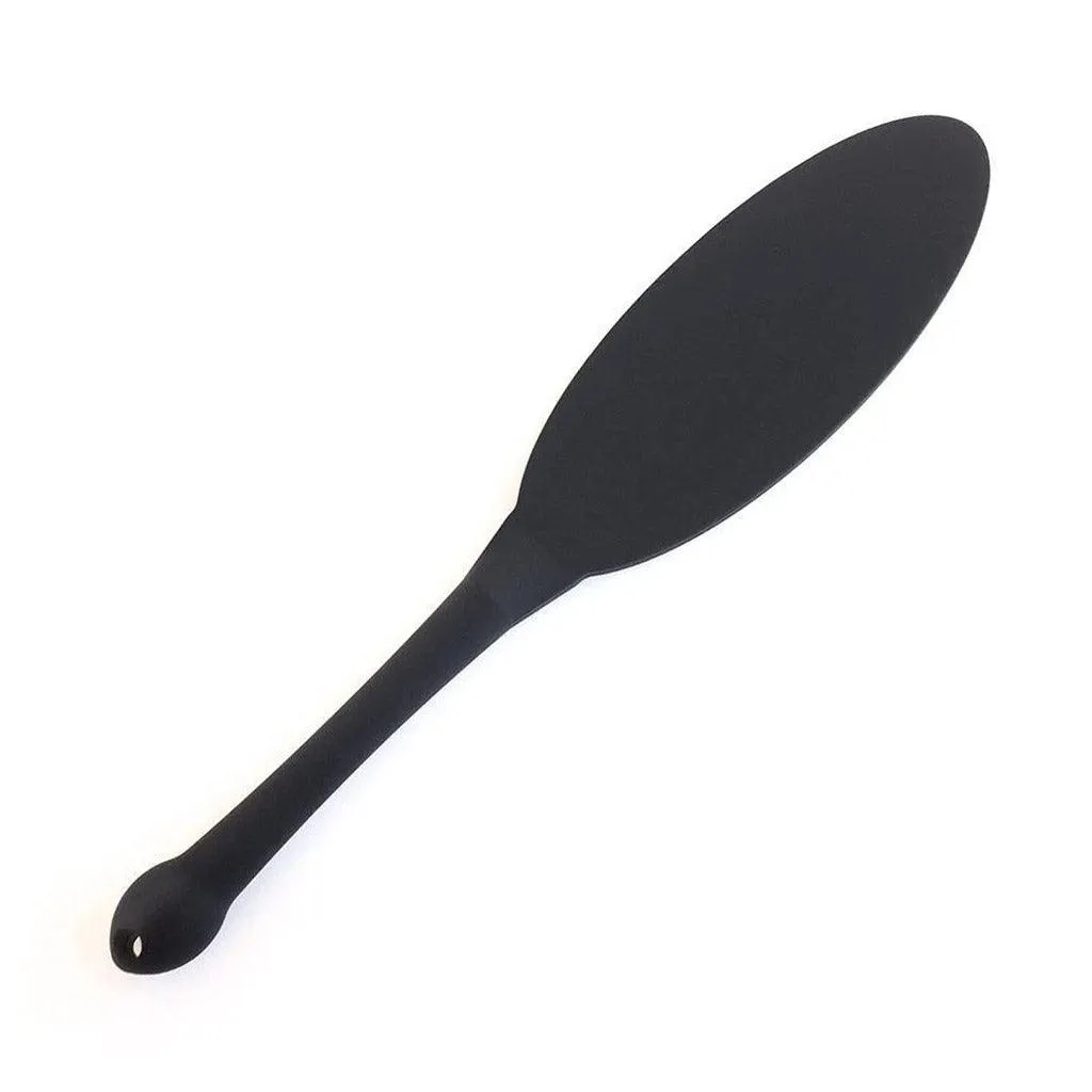 Tantus Gen Mini Silicone Paddle. Black