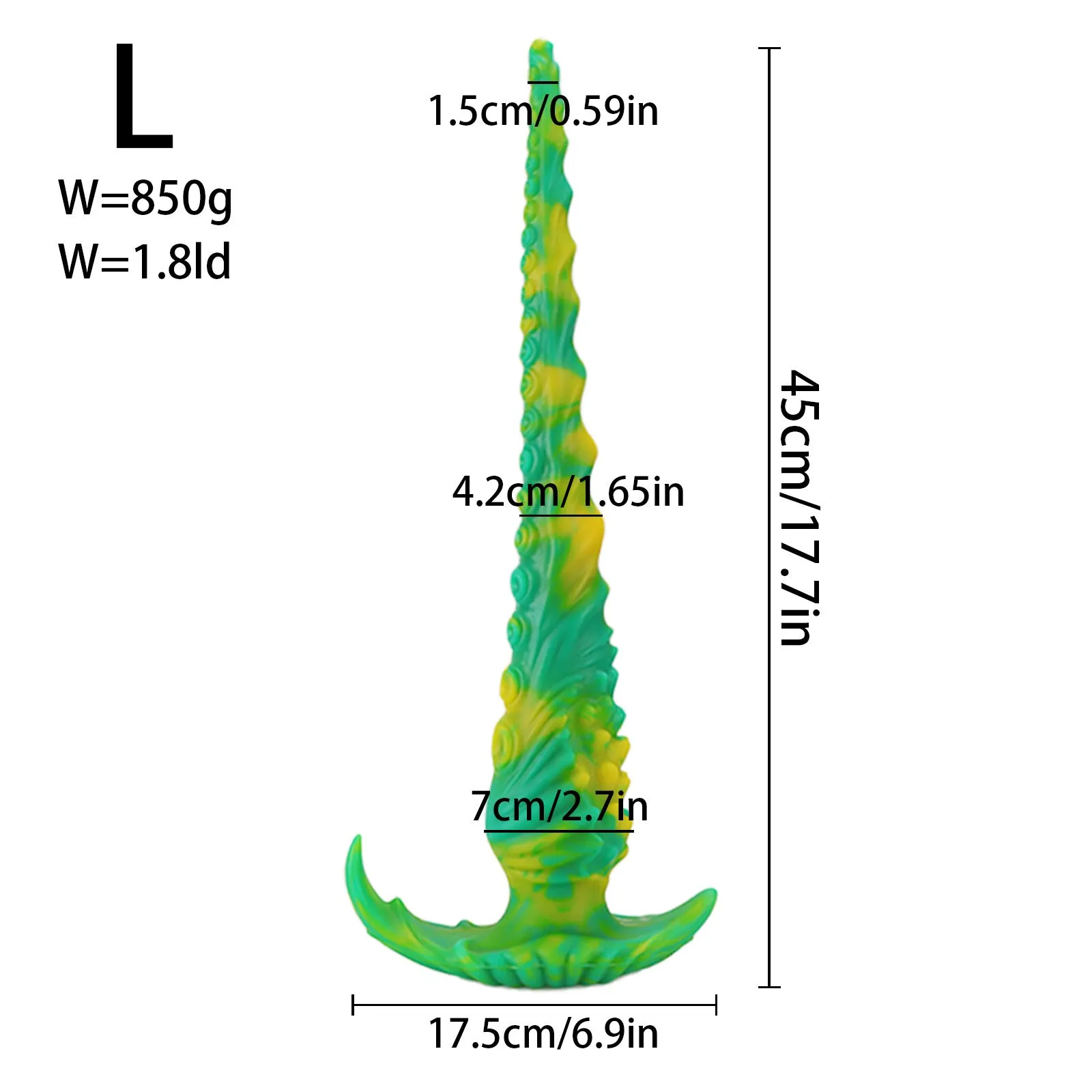 Tentacle Monster Dildo Butt Plug - Silicone Anal Dildos Long Vaginal Sex Toys for Women