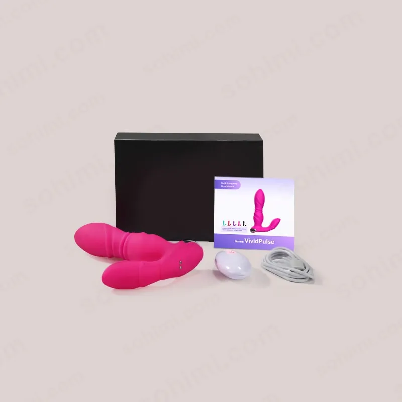 Thrusting & Vibrating Wearable  Super Quiet Butt Plug