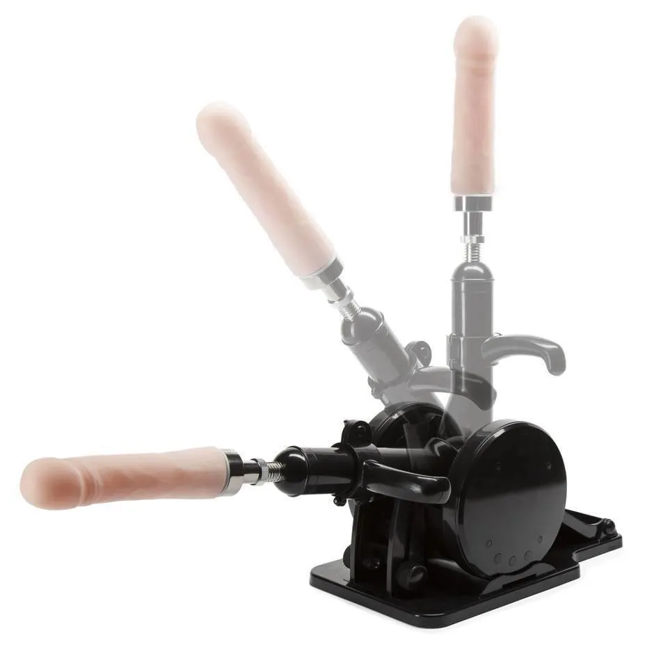 Thrusting Sex Machine with Dildo and Male Masturbator