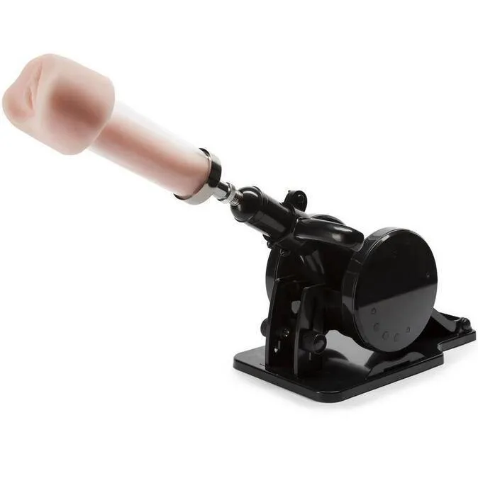 Thrusting Sex Machine with Dildo and Male Masturbator