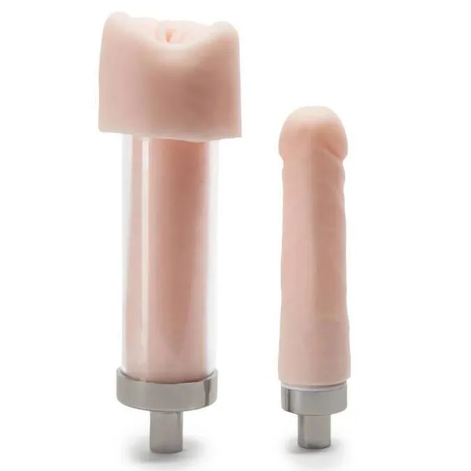 Thrusting Sex Machine with Dildo and Male Masturbator