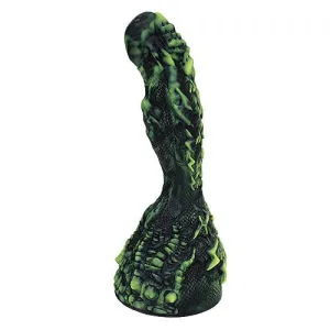 Tomax - Thunder Dragon Volt Regular Silicone Dildo 7.48 (Black)