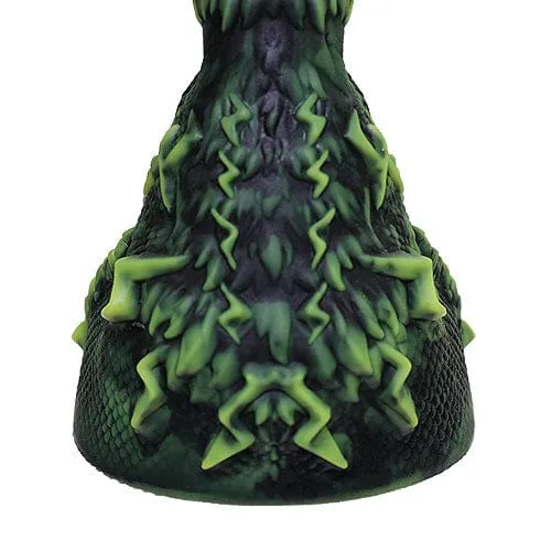 Tomax - Thunder Dragon Volt Regular Silicone Dildo 7.48 (Black)