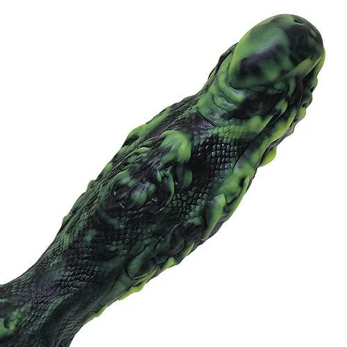 Tomax - Thunder Dragon Volt Regular Silicone Dildo 7.48 (Black)