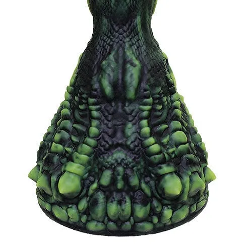 Tomax - Thunder Dragon Volt Regular Silicone Dildo 7.48 (Black)