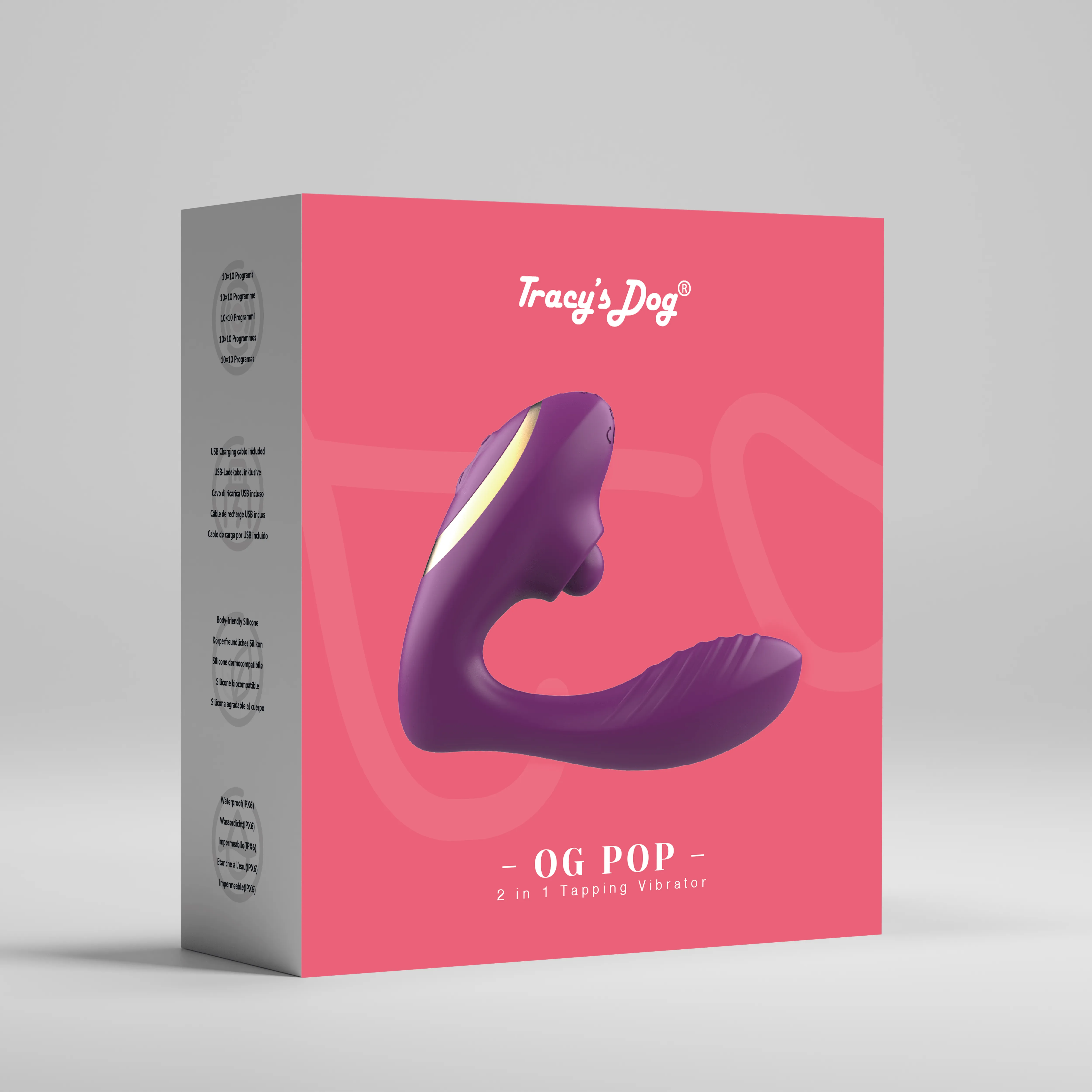 Tracy's Dog OG Pop 2 in 1 Tapping Vibrator