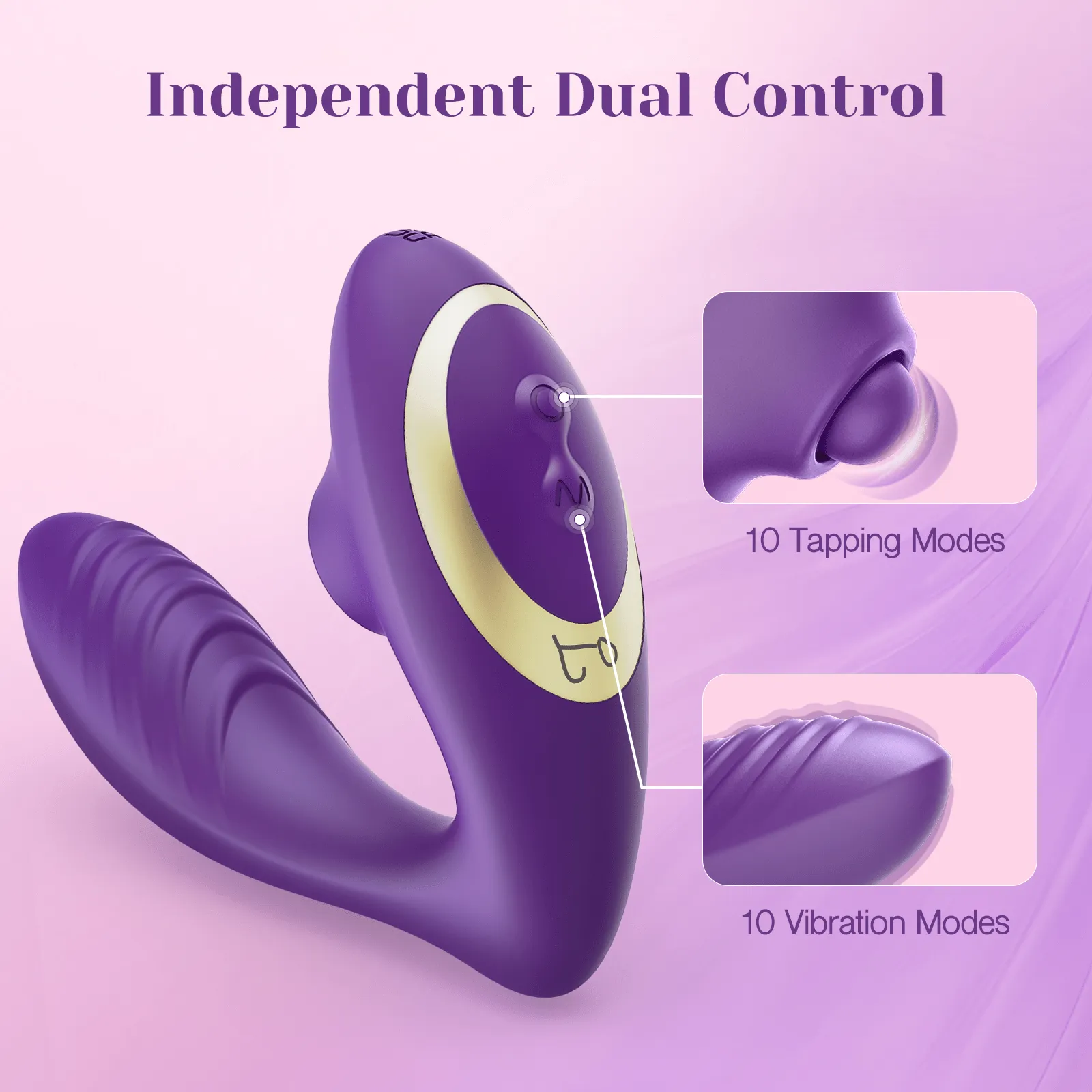 Tracy's Dog OG Pop 2 in 1 Tapping Vibrator