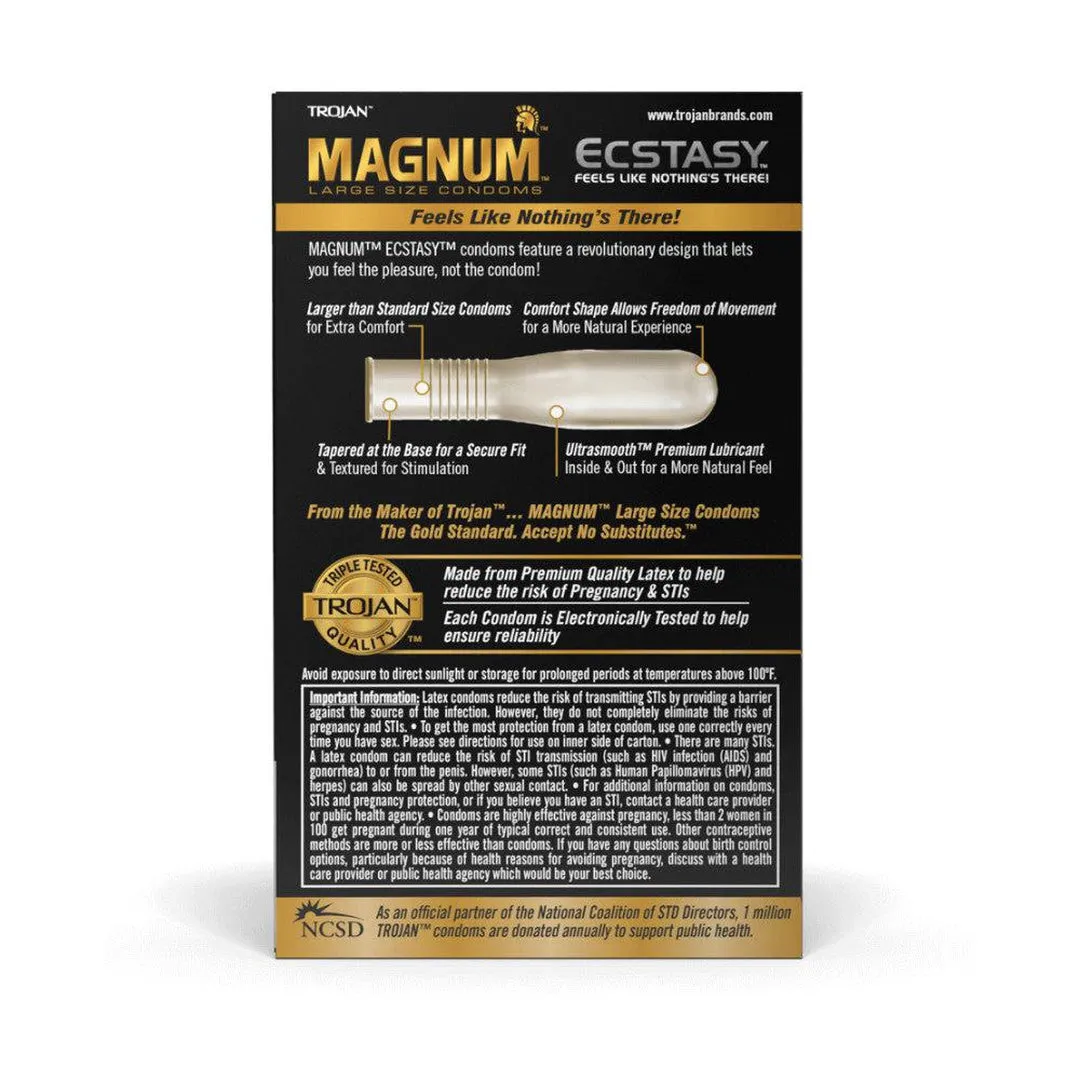 Trojan Magnum Ecstasy Large Size Condoms