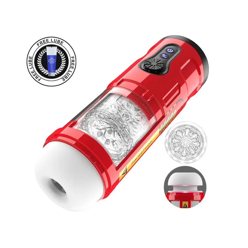 Upgraded Visible Action Hands Free Male Masturbators