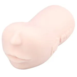 Utensil Race Stretchy Realistic Feel Flesh Pink Mouth Masturbator