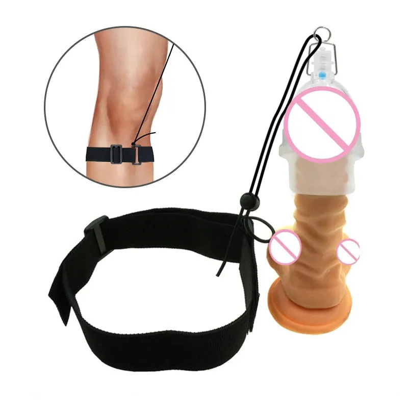 Vacuum Penis Pump Extender - Strap On Harness Cock Sleeve Enlager Sex Toy for Men