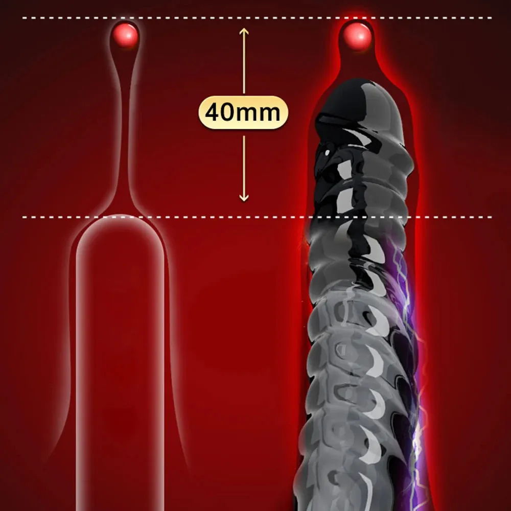 Vibrating Cock Sleeve Penis Enlarger - Penis Ring Delay Ejaculation Condom Sex Toy for Men