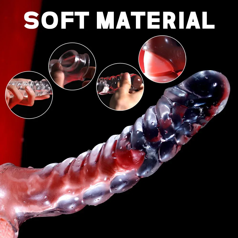 Vibrating Cock Sleeve Penis Enlarger - Penis Ring Delay Ejaculation Condom Sex Toy for Men