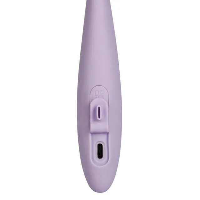 Vibrator SVAKOM CICI 2. pentru stimularea punctului G. cu control prin aplicație. funcție de încălzire. 5 funcții de vibrație. 5 viteze. mov