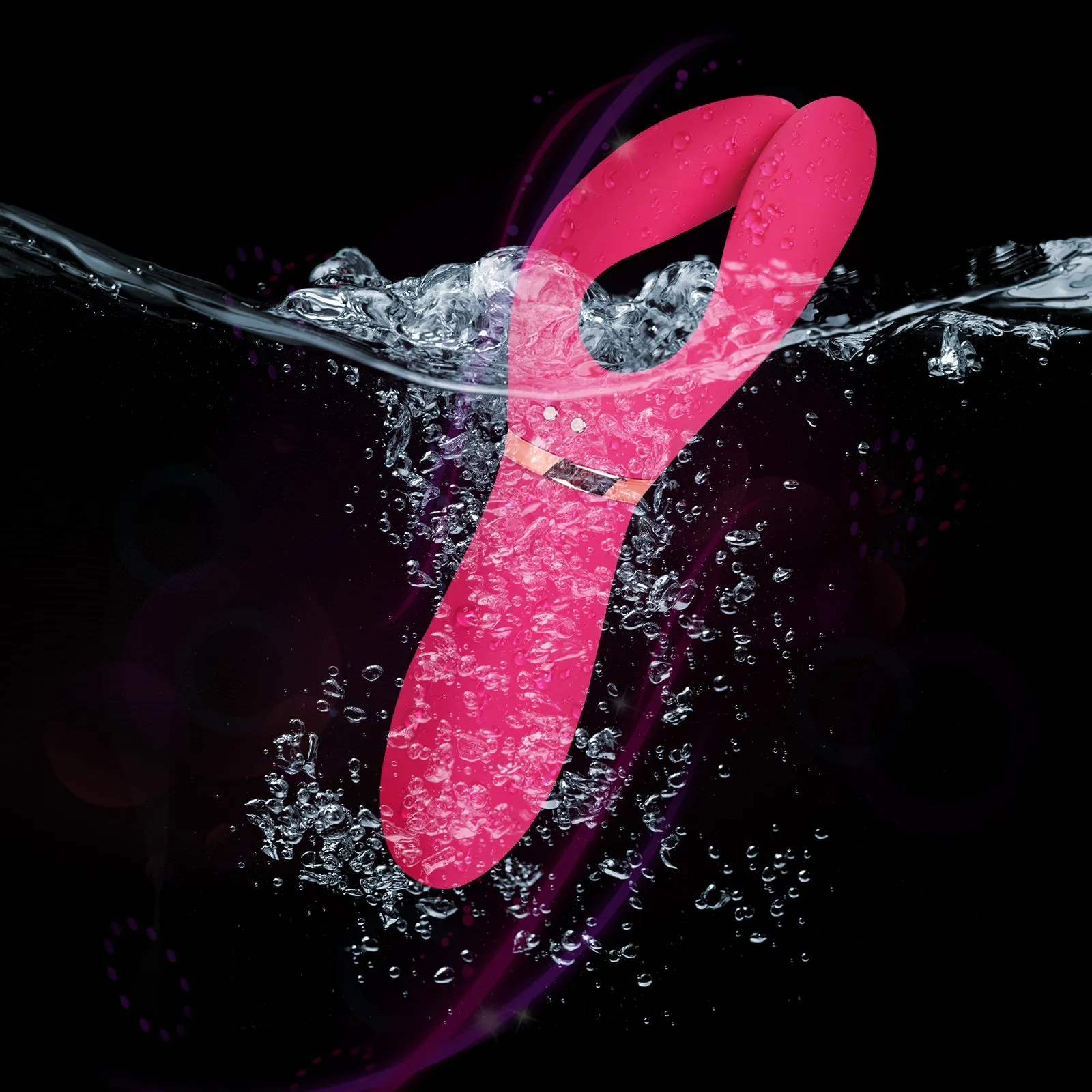Wishbone Rabbit G Spot Vibrator- Clitoral Clamping Sex Toys for Women - Domlust