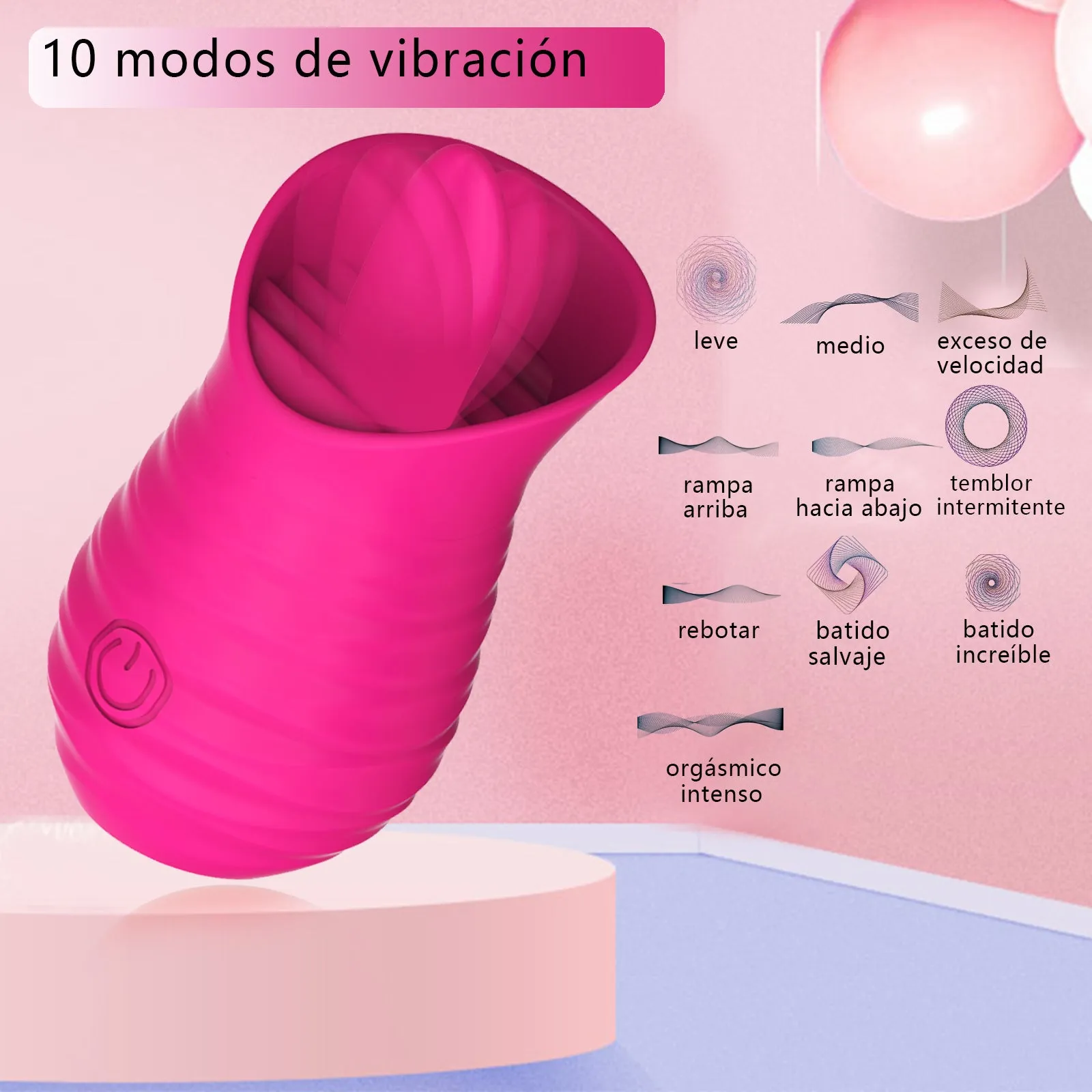 YW Clit Licking Rose Vibrator
