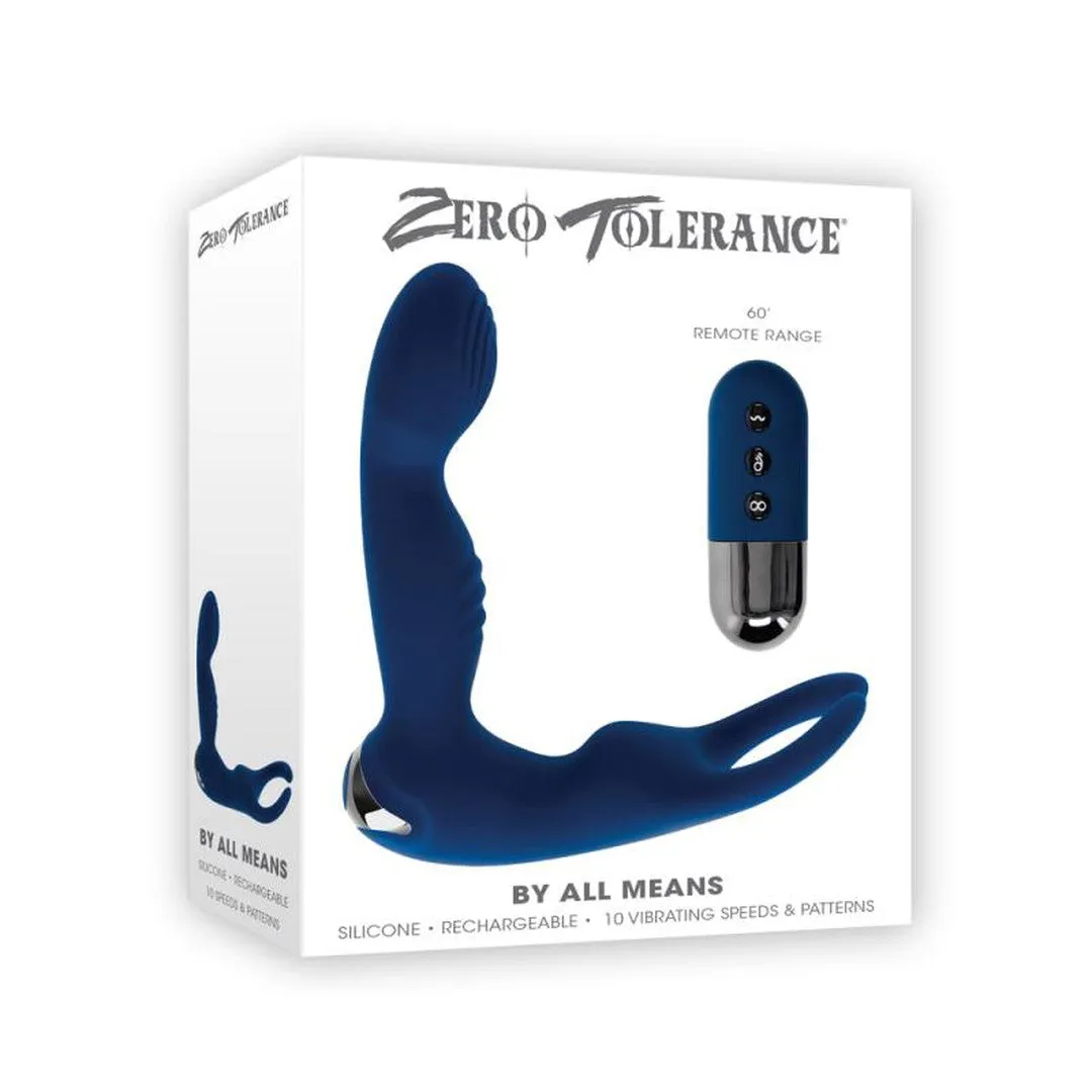 Zero Tolerance By All Means Remote Control Prostate Vibrator